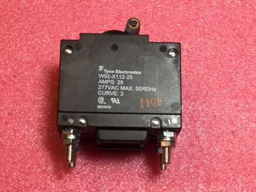 Tyco Electronics W92-X112-25 Circuit Breaker 2-P 25A