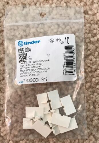 Finder 095.004 Identification Label Lot Of 10