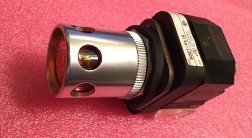 Allen Bradley 800T-PA16 Amber Push Button With Guard - Image 2