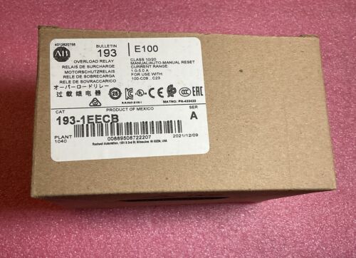 Allen Bradley 193-1EECB Overload Relay