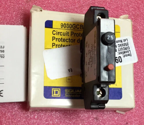Square D 9080GCB25 Breaker 2.5A - Image 3