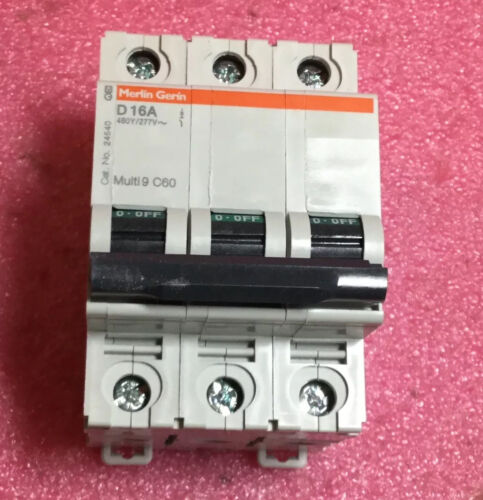 Square D MG24540 Multi 9 C60 Circuit Breaker 16A 480Y/277V