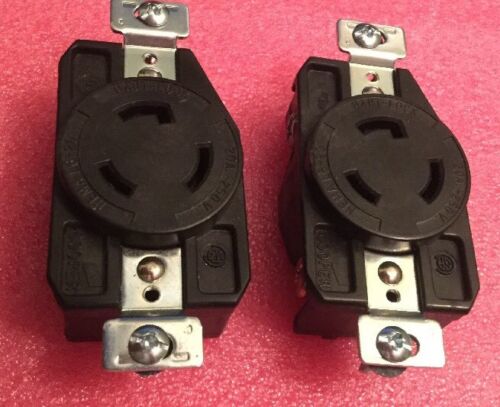 Lot Of 2 Cooper CWL620 Twist Lock Receptacle 20A 250V Nema L6-20