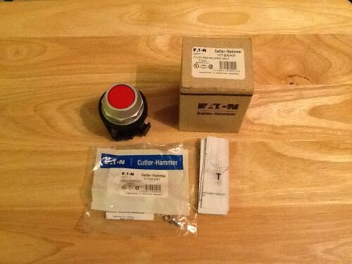 Cutler-Hammer Eaton Flush Red Pushbutton Switch HT8AAR
