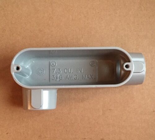 Lot Of 10 Steel Electric LL2ACG 3/4" Conduit With Aluminum Cover E254321