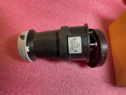 Hubbell HBL2333SW Twist Lock Connector Body Watertight 20A 277V 2-Pols 3 Wire
