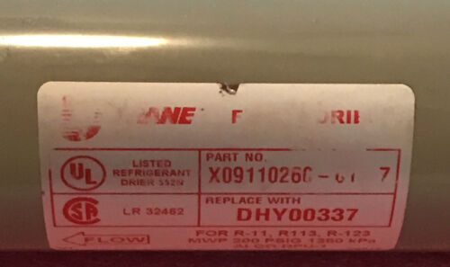 TRANE X09110260-01-7 FILTER DRIER DHY00337