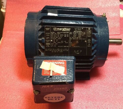Marathon Motors 2HP 145TTTN6501 460v 3ph 3500 Rpm, Marine Duty, Severe Duty