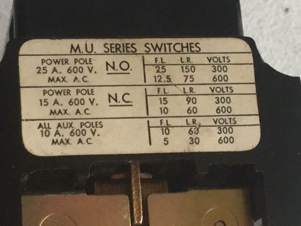 Arrow Hart 480445 MUAB000XXX Contactor 24Vac - Image 5