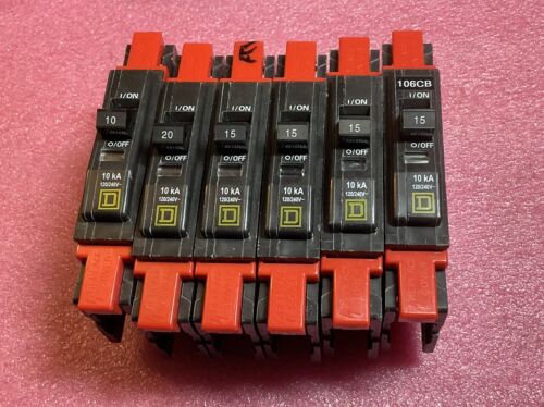 Square D QOU110, QOU115, And QOU120 Circuit Breaker