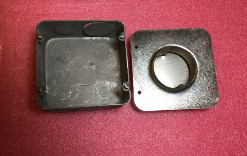 American Electric Steel City Galvanized Steel Floor Box 98