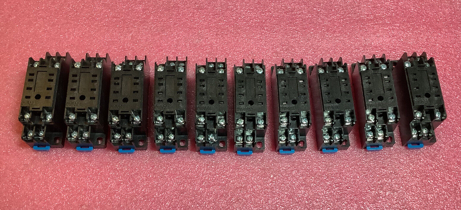 Lot Of 10 DYF08A Relay Socket Base