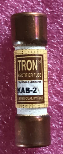 Lot Of 5 Bussmann KAB-2 Tron Rectifier Fuse 2 Amp - Image 3