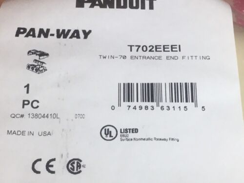 Panduit Pan-Way T702EEEI Twin-70 Entrance End Fitting - Image 2