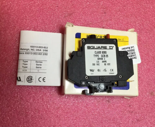 Square D 9080GCB25 Breaker 2.5A