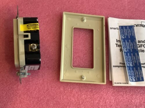 Leviton N7899-I Slim GFCI Outlet With Wallplate Ivory - Image 4