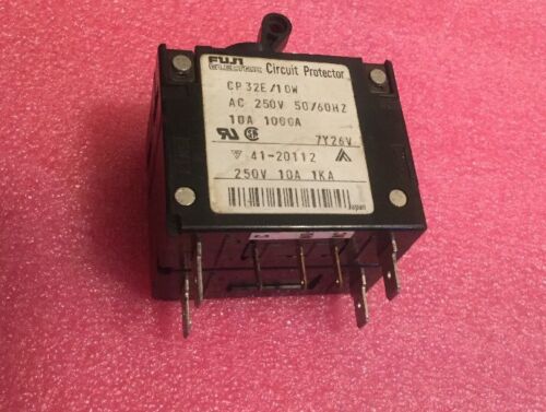 Fuji CP32E/10W Circuit Protector 10A 250V 41-20112