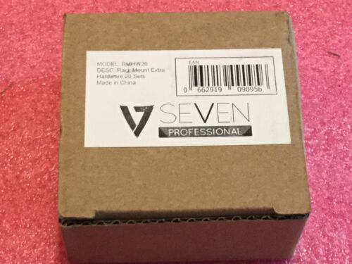 Lot Of 11 Packs, V Seven RMHW20 Rack Mount Extra Hardware 20 Sets Per Pack, V7