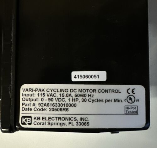 Camco 92A61633010000 VARI-PAK Cycling DC Motor Control - Image 4