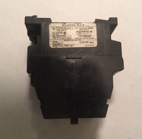 SIEMENS ALLIS C21OC*3* Contactor 480V Coil - Image 5
