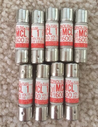 Econolim MCL-1 Fuse Lot Of 9