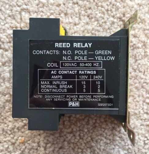 Cutler Hammer/ P&H 32Z2072 Reed Relay 120v Coil - Image 2
