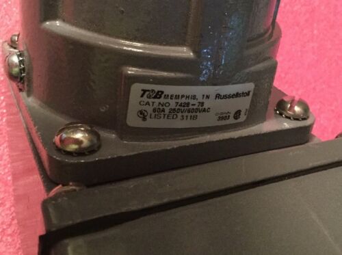Russelstoll 7428-78 Receptacle With Base 60A 250V/600Vac - Image 6