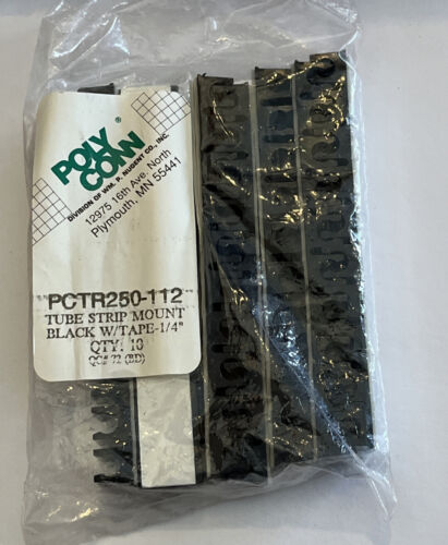 Bag of 8 Poly Conn PCTR250-112 Tube Strip 1/4”