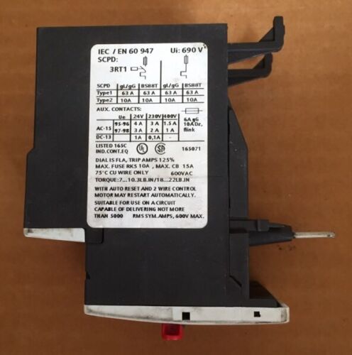 Siemens 3RU1126 1CB0 Overload Relay - Image 3