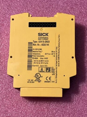 Sick 6026144 UE410-2R03 Safety Relay