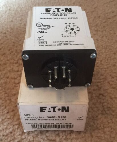 Eaton D65PLR120 Phase Monitor Relay