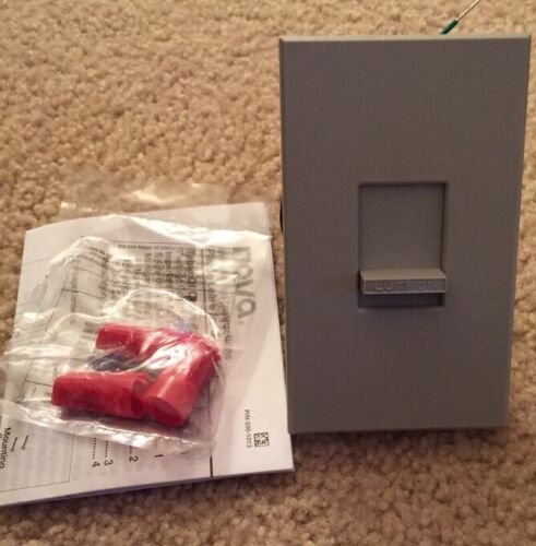 LUTRON N-600-GR NOVA, SINGLE-POLE SLIDE DIMMER, 600W, GRAY - Image 3