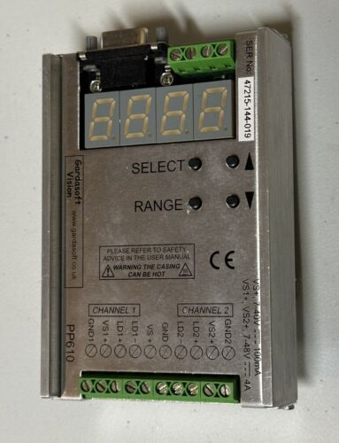 Gardasoft PP610 2-Channel LED Pulse Strobe Machine Vision Controller RS232