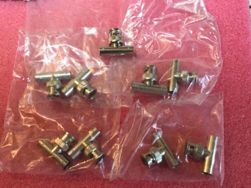 Lot Of 9 Reliance Electric 45C70 Coax BNC Tee Connector