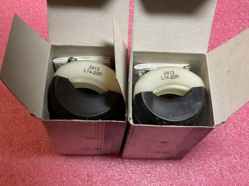 Lot Of 2 Leviton 2413 20A 125/250V Locking Connector L14-20R - Image 3
