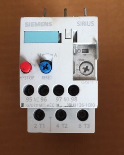 Siemens 3RU1126 1CB0 Overload Relay