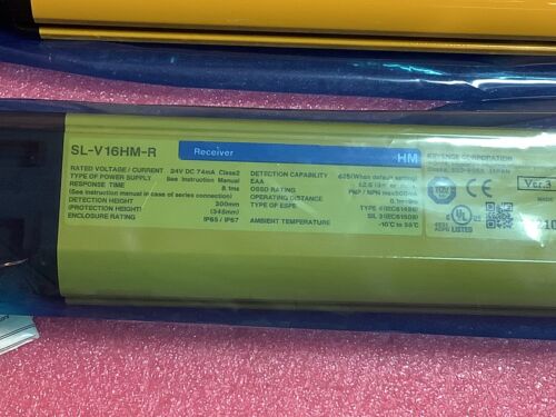 Keyence SL-V16HM-R SL-V16HM-T Safety Light Curtain Set - Image 3