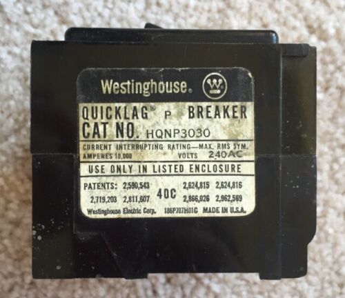 WESTINGHOUSE HQNP3030 HQNP-3030 3 POLE 30 AMP CIRCUIT BREAKER - Image 2