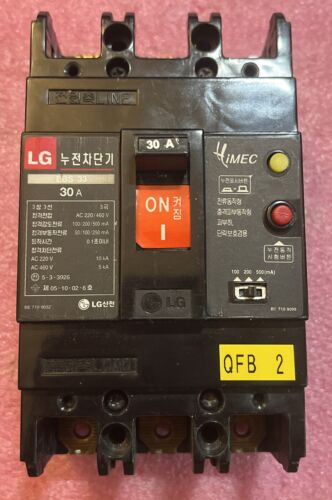 LG HIMEC EBS 33 30A 3 Pole Circuit Breaker - Image 3