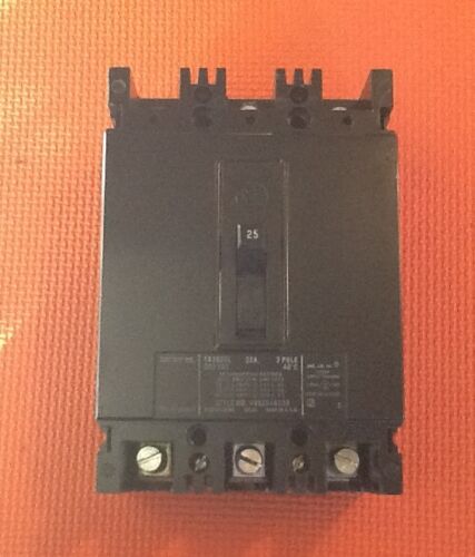 Westinghouse FB3025L 25Amp 600V 3-Pole Circuit Breaker,New.