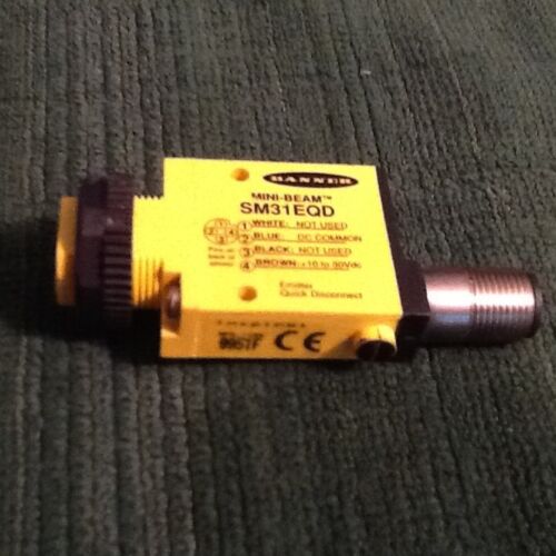 Banner Mini-Beam SM31EQD Emitter,Quick Disconnect.