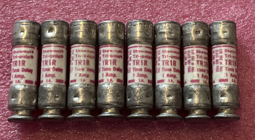 Lot Of 8 Gould Shawmut TR1R Tri-Onic Fuse