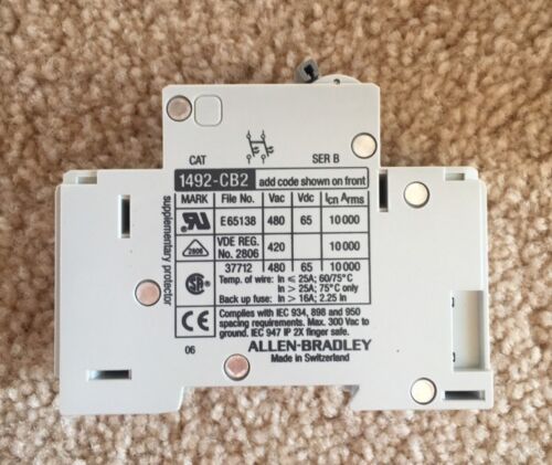 Allen Bradley 1492-CB2G050 Series B 5Amp G050