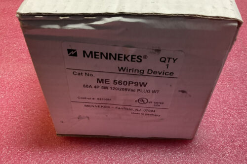 Mennekes ME 560P9W 60A 4P 5W 120/208Vac Plug - Image 7