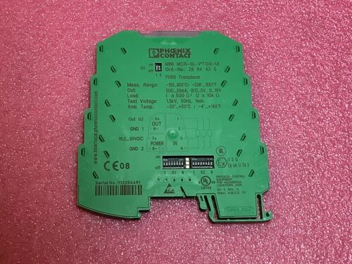 Phoenix Contact Mini MCR-SL-PT100-UI Transmitter