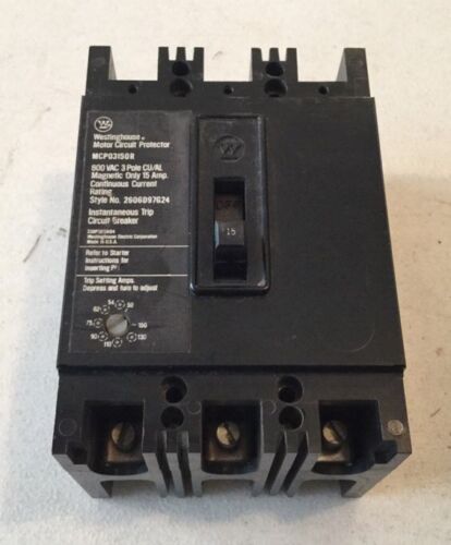 Westinghouse MCP03150R Motor Circuit Protector