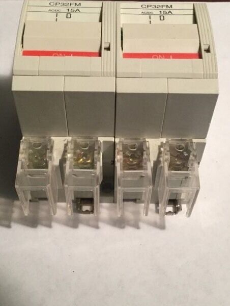 Lot Of 2 Fuji CP32FM/15 Circuit Protector CP32F-M015
