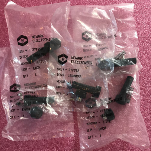Lot Of 5 Littlefuse 155009U Bayonet Knob Fuse Holder