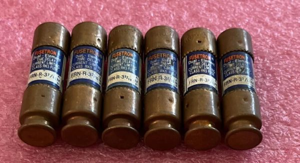 Lot Of 6 Fusetron FRN-R 3 2/10 - Image 2