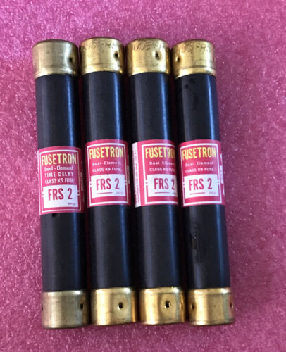 Lot Of 4 Fusetron FRS 2 Fuses